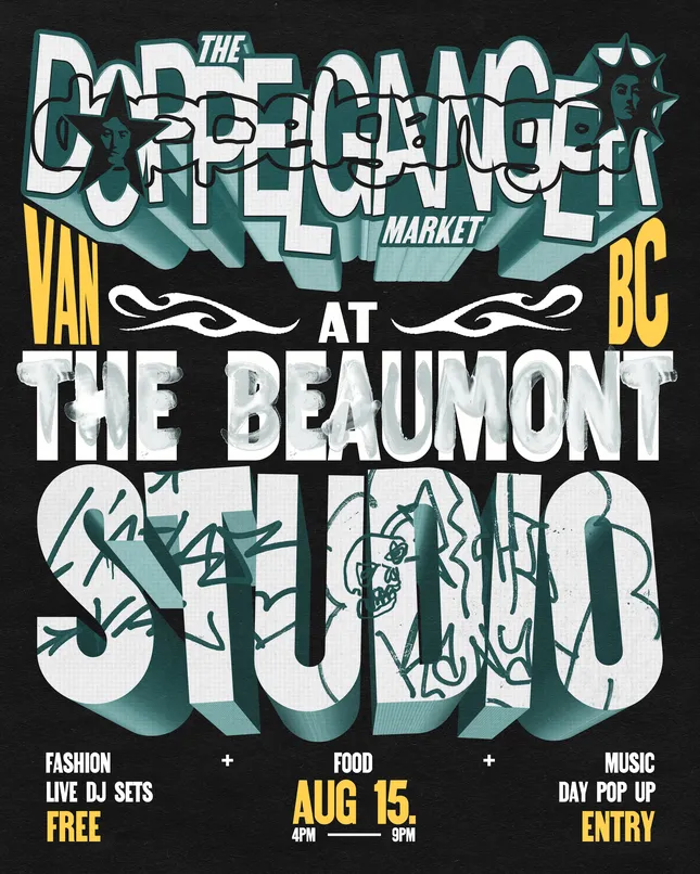 Poster work for Doppelganger, Vancouver.