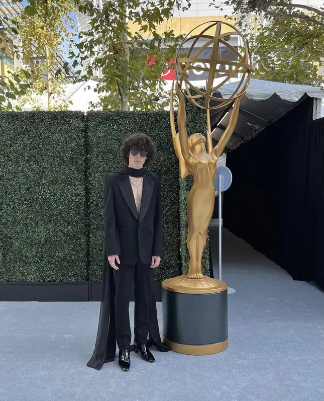 Reece Feldman x Emmys 2024 (wearing ysl)
