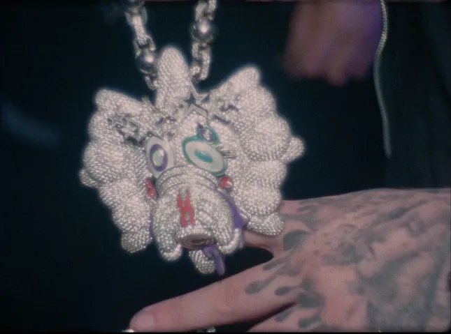 Trippie Redd BTS - Picking up his Glo Gang Chain on 16mm