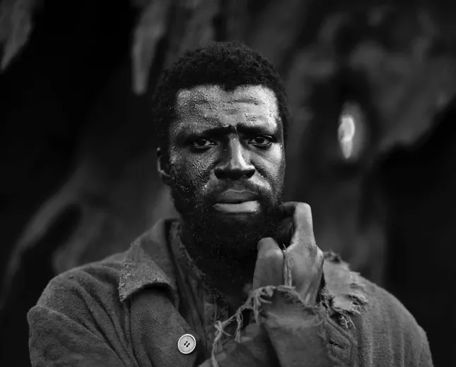 Portraits on the set of Emancipation X Apple Studios