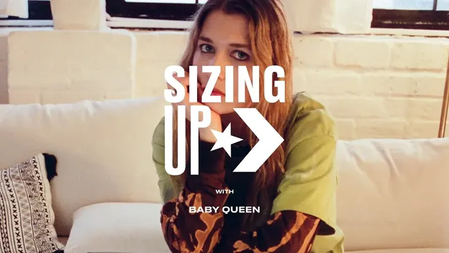 Baby Queen for Converse ‘Sizing Up’