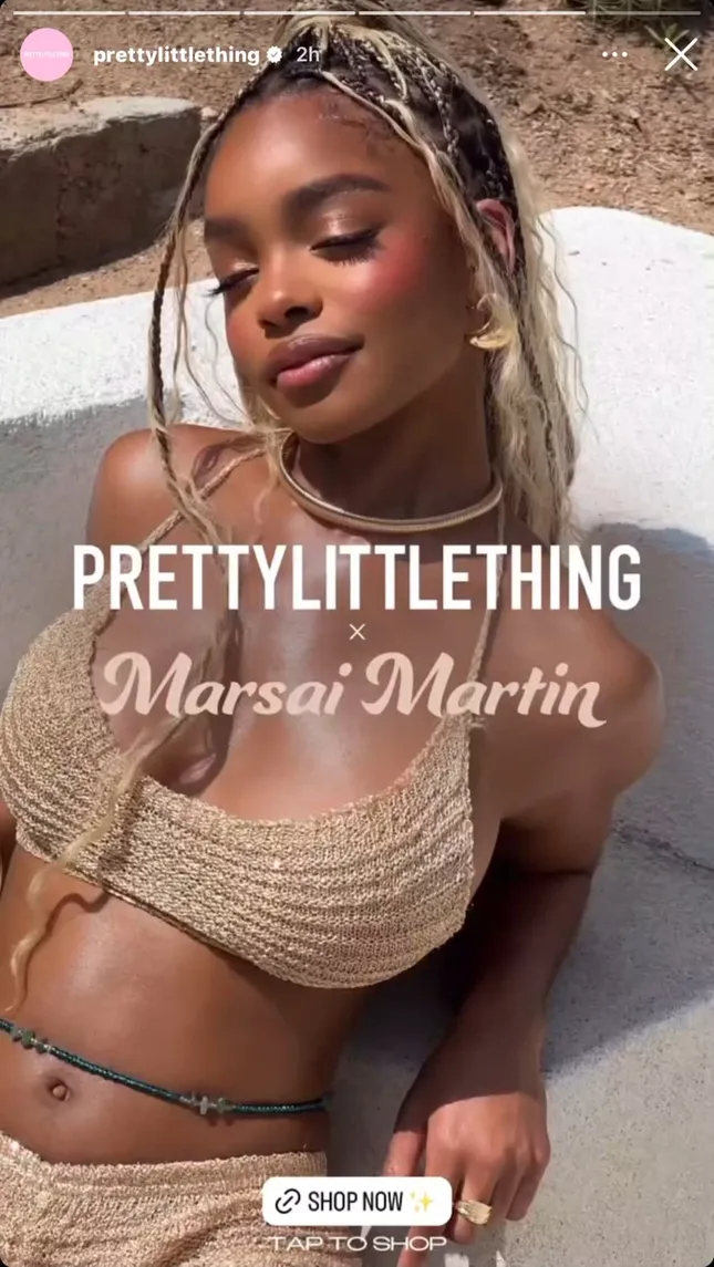 Marsai Martin Pretty Little Thing Ambassador Shoot