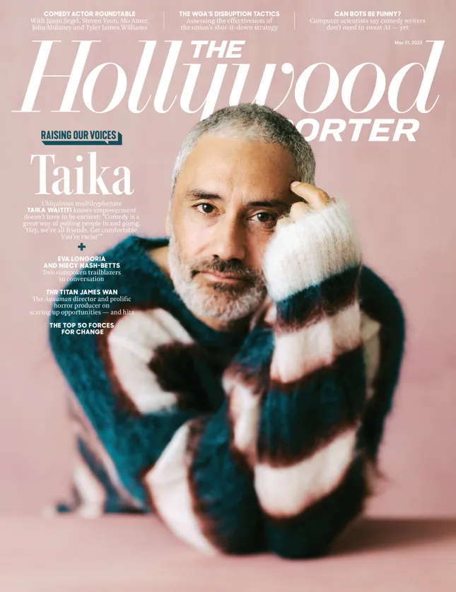 Taika Waititi for The Hollywood Reporter's May 2023 Cover