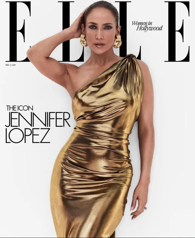 JLO ELLE Cover - Women in Hollywood Icons