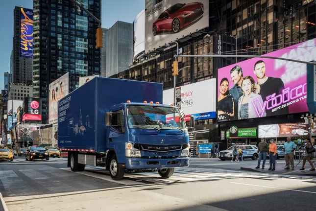 Mitsubishi Fuso eCanter US Rollout