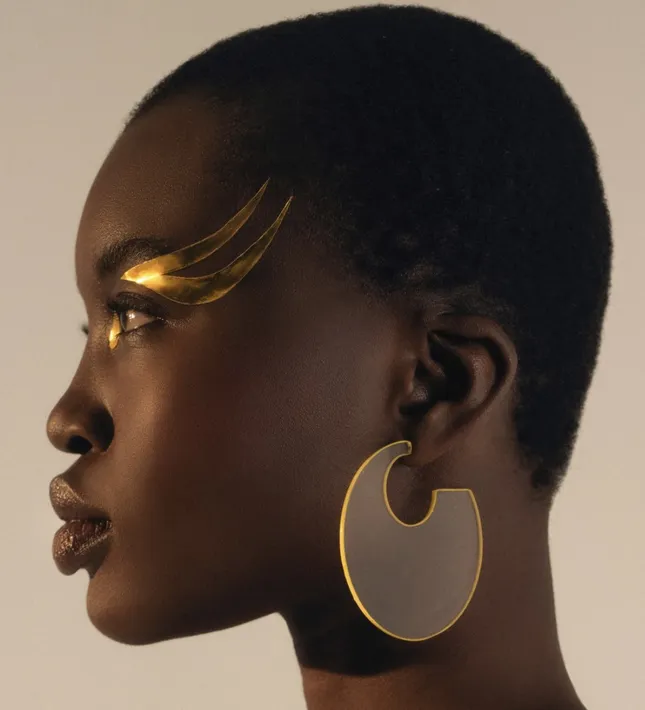 Beauty editorial with Maryse