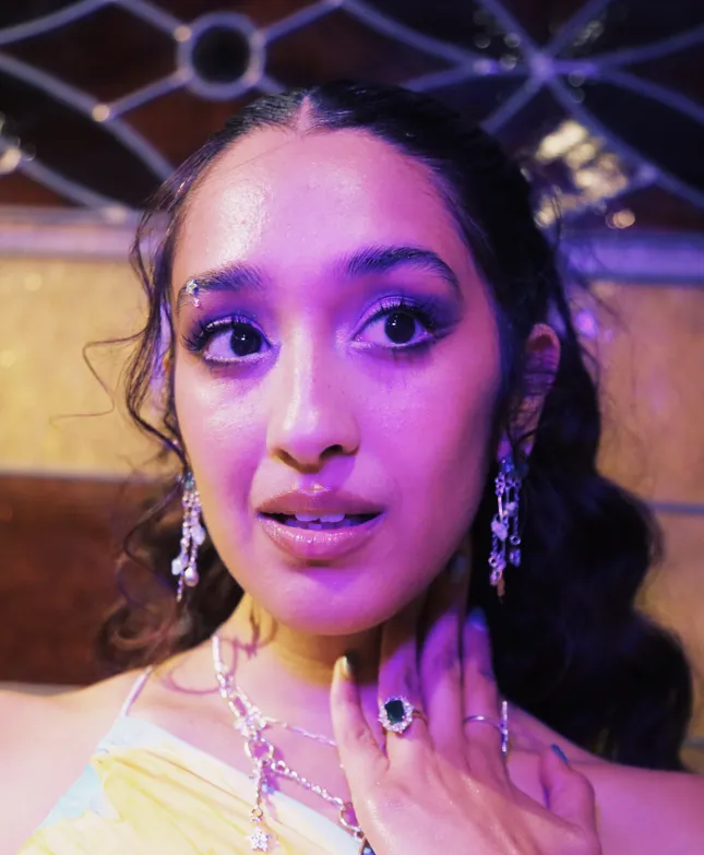 Makeup on Raveena