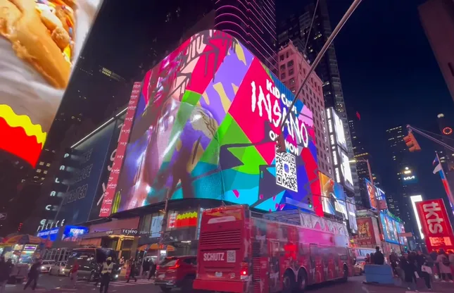 Kid Cudi - INSANO Times Square Billboard