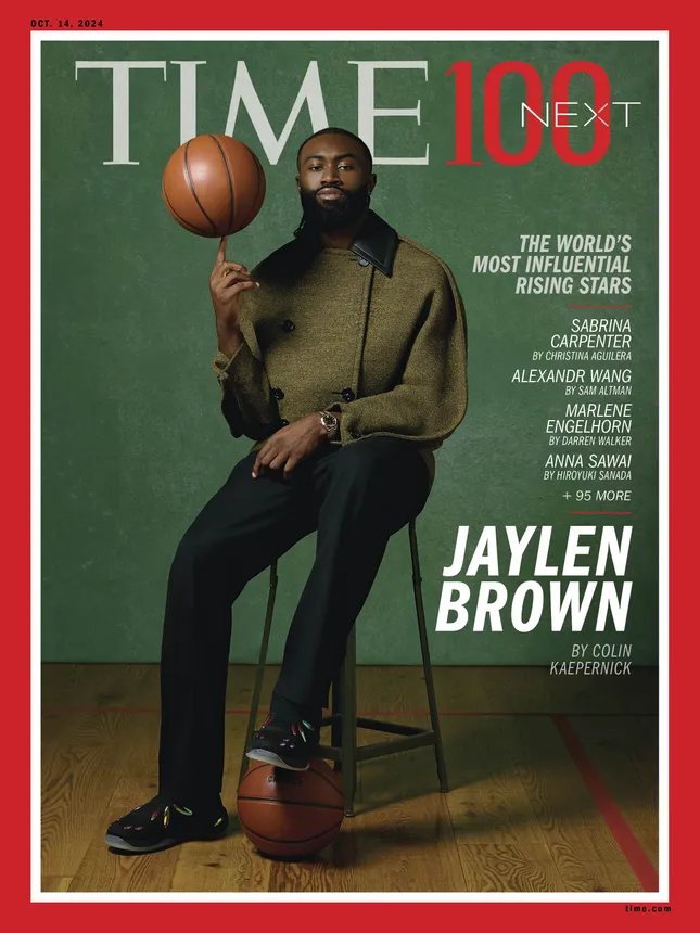 Time NEXT 100 - Jaylen Brown, October 2024 Cover