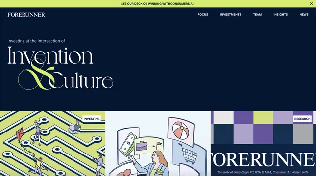 Forerunner Ventures - Website