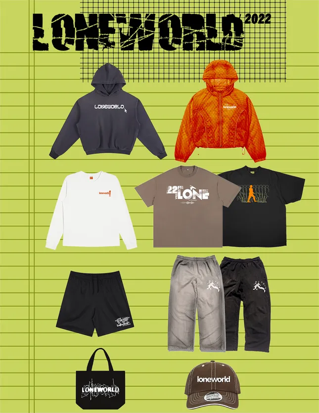 LONEWORLD MERCH DESIGN