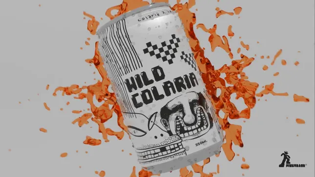 3D Animation Product Colaria : A Wave of Flavor