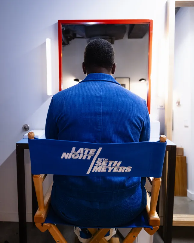 BTS work for Ryan Clark at Late Night With Seth Meyers.
