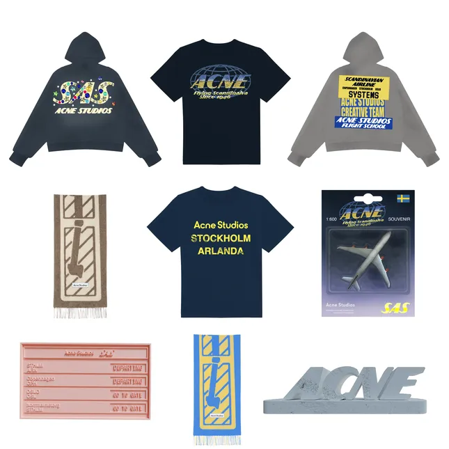 Acne Studios x SAS Airlines Merch