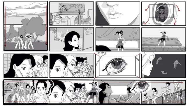 Storyboard for Kiss Of Life