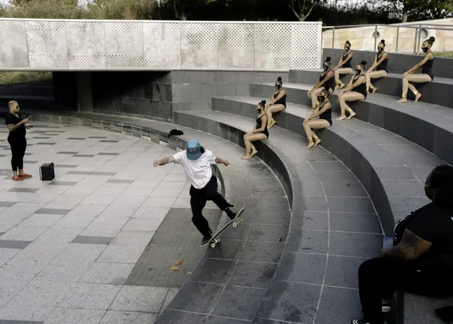 Skateboarding