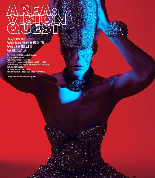 MAGAZINE EDITORIAL-Micah Mclarin x Nicola Formichetti
