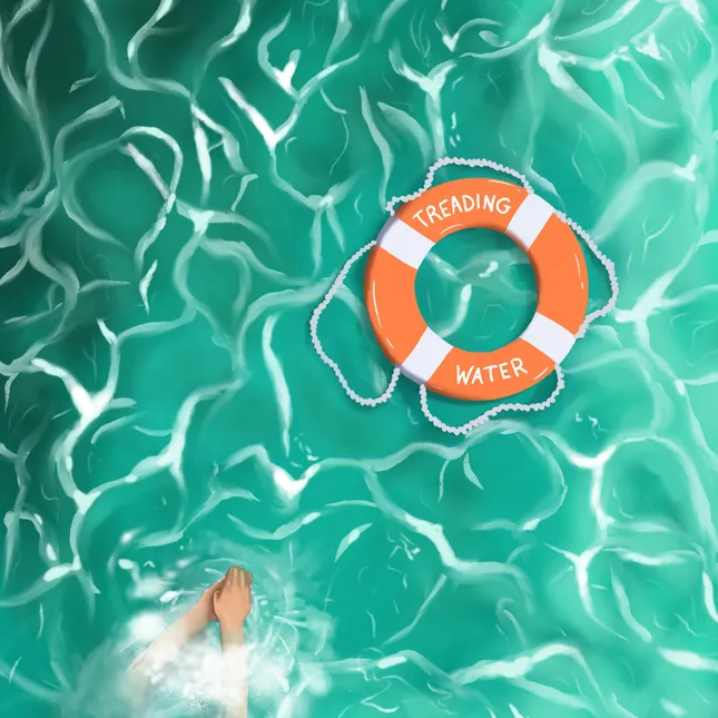 ‘Treading Water’ by DALE - Cover Art + Illustration