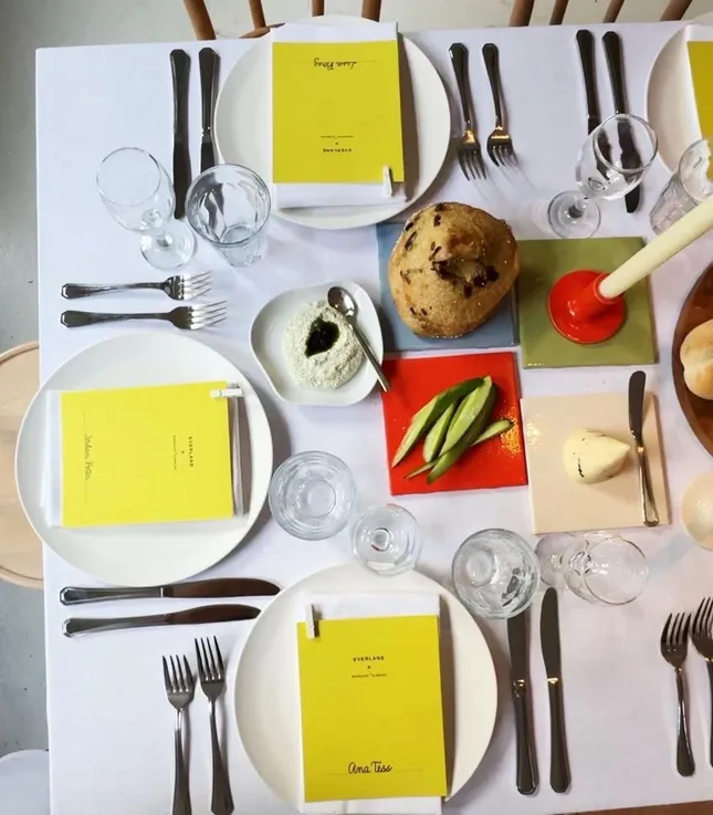 Marques Almeida x Everlane Dinner