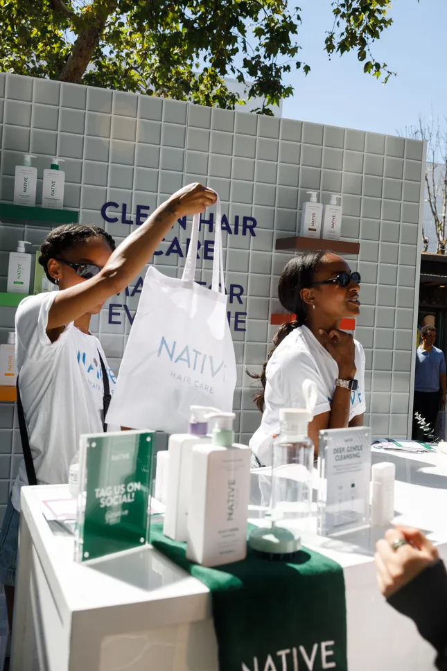 Native Haircare Pop up at The Grove
