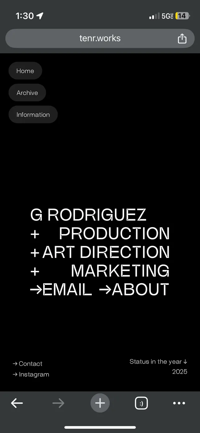 Portfolio Site with Animation