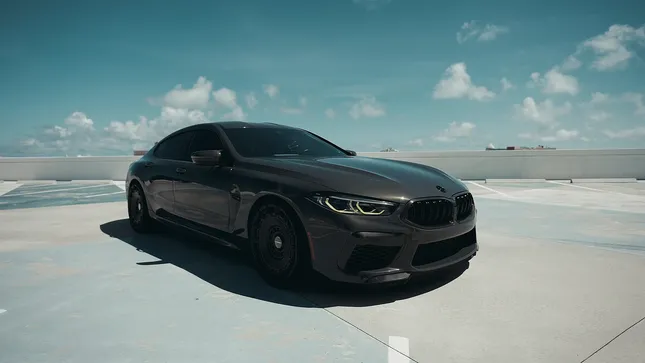 BMW M8 x Vossen wheels