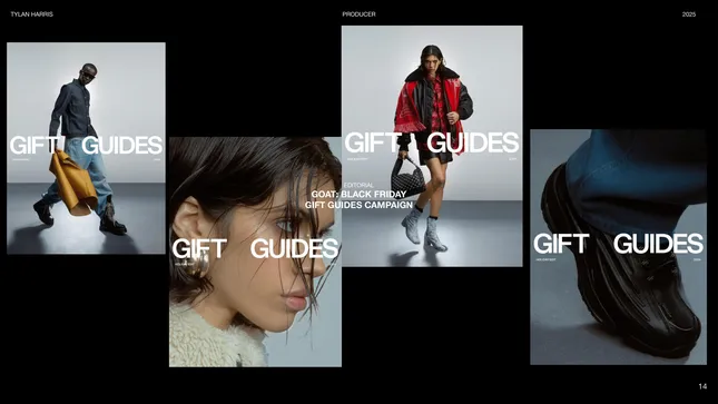 GOAT Black Friday: Gift Guides Campaign