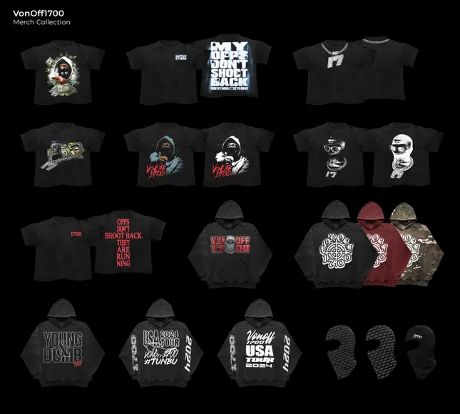 VonOff1700 Merch collection