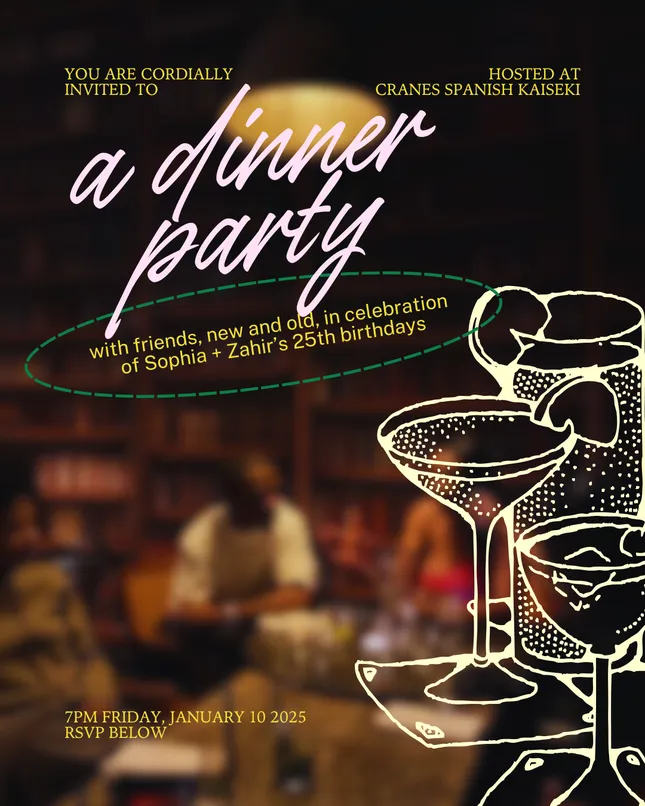 Dinner Party Flyer