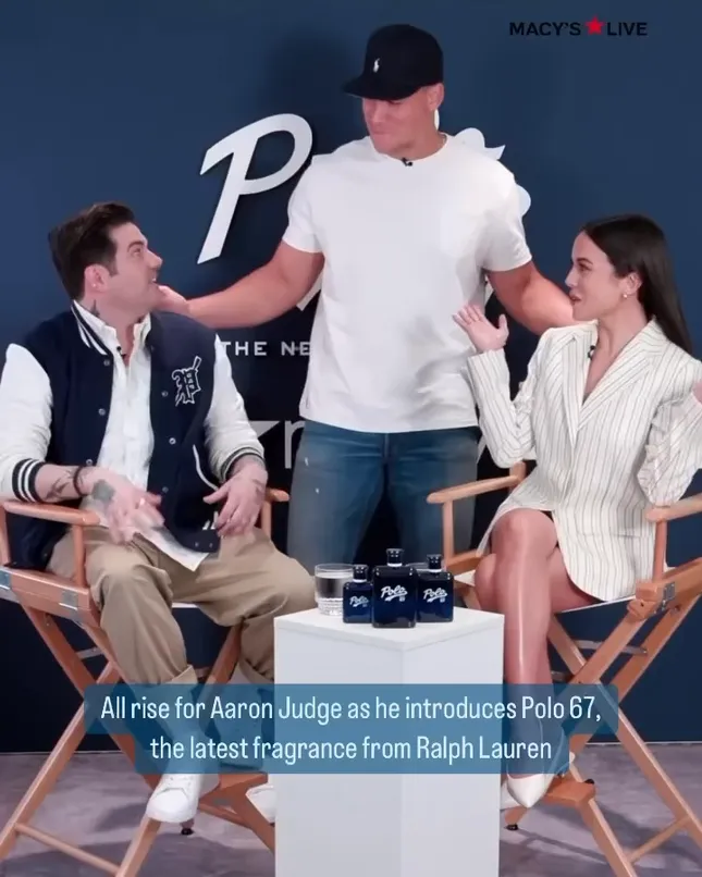 Aaron Judge Launching Polo 67 Cologne for Ralph Lauren