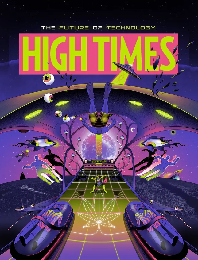 High Times Cover Illustration