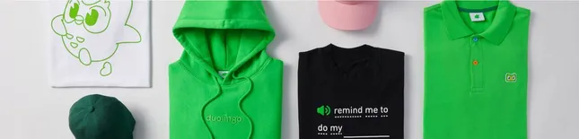 Duolingo Merch Store Product and Eccomerce