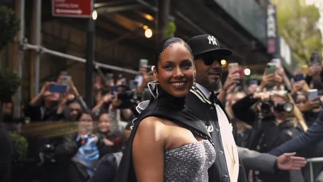 Swizz Beatz & Alicia Keys at Met Gala
