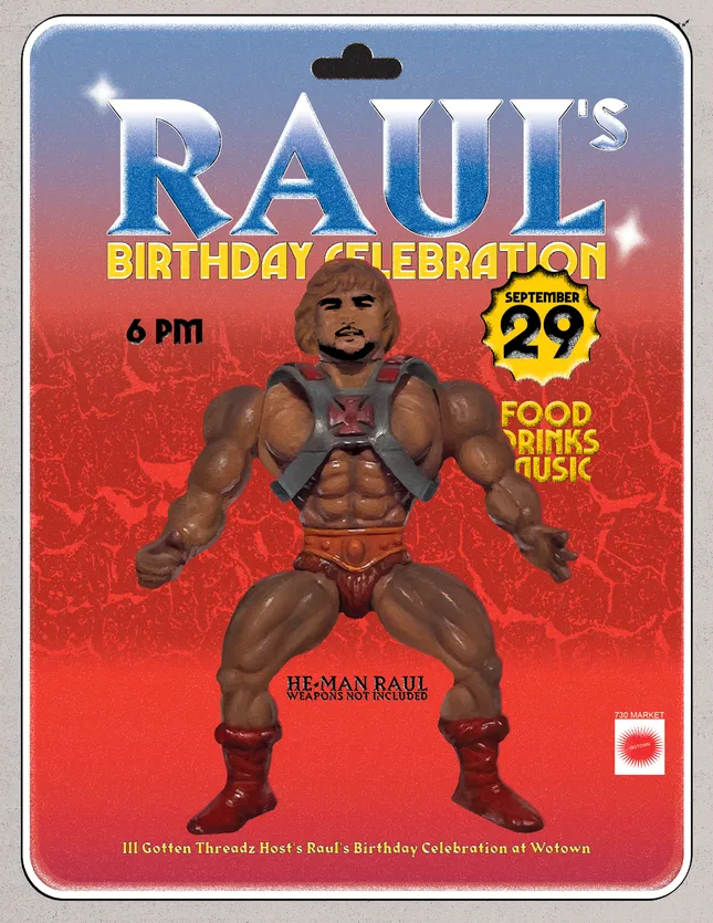 Birthday Card Event Flyer