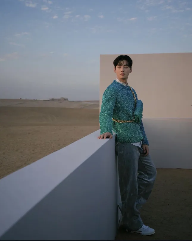 Cha Eun-woo for Men’s Dior