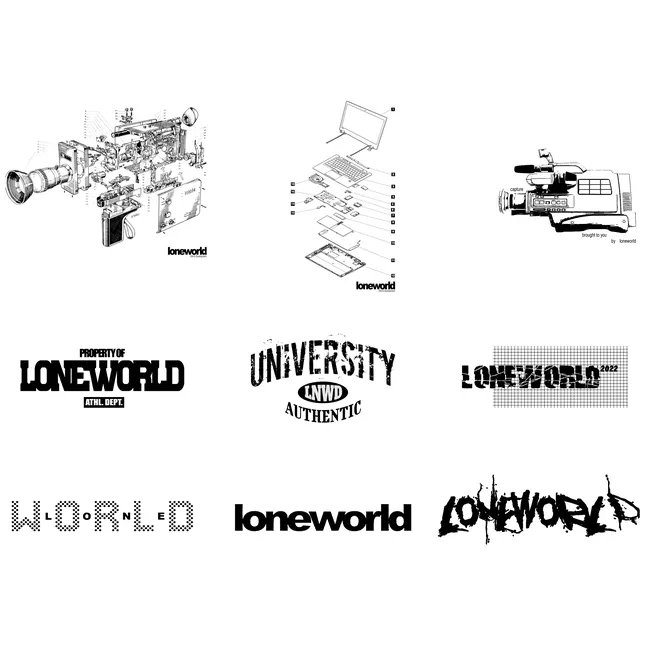 Whyloneworld Logos / Graphic 1