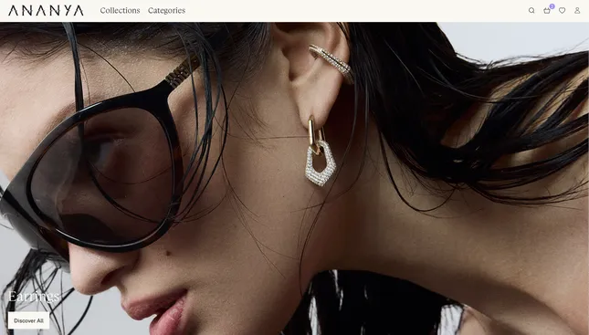 Ananya Jewelry Ecommerce Site