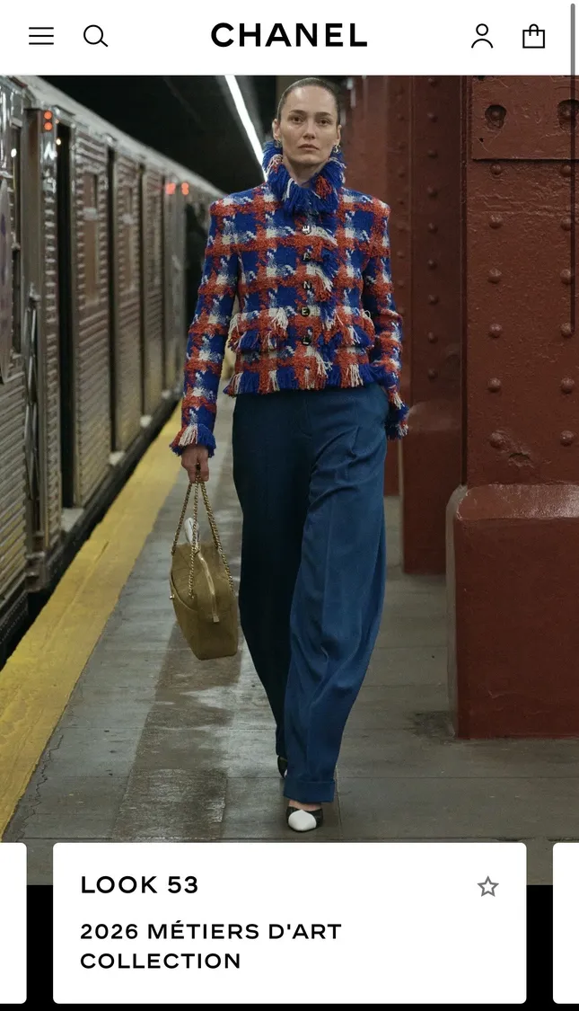 CHANEL MÉTIERS D'ART 2026
NEW YORK SHOW BY MATTHIEU BLAZY