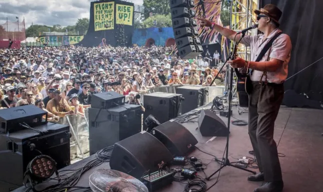 Greenpeace Feild at Glastonbury Festival