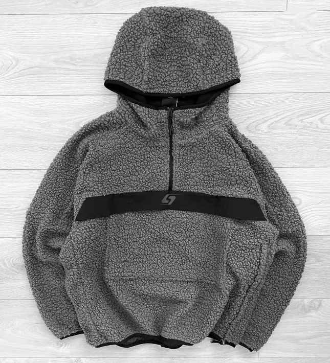 Gawner Brand Grey Sherpa Jacket