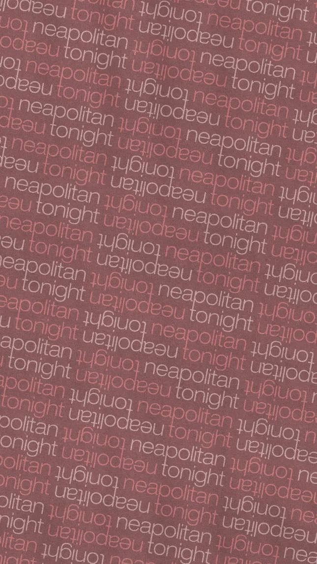Neapolitan Tonight Logo + All Over Print
