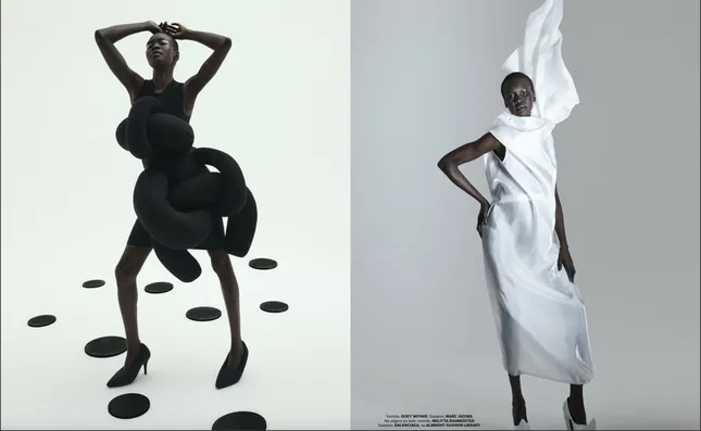 Alek Wek for Vogue Portugal