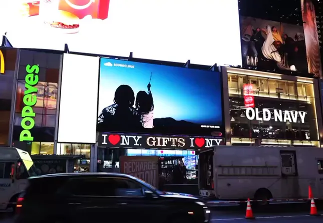 Yung Bans x SoundCloud -  Times Square Billboard