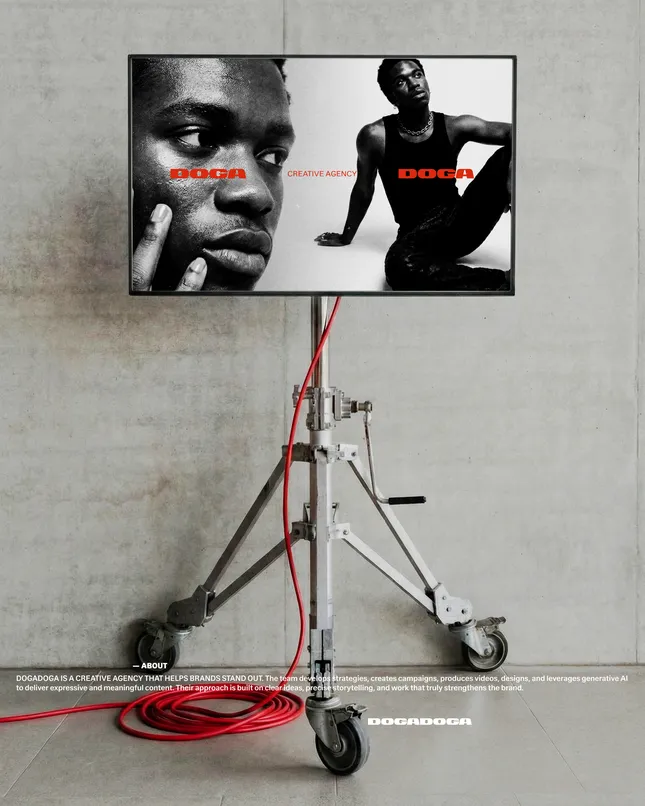 Brand Identity for creative agency DOGADOGA [2025]