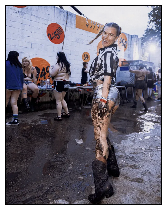 Brooklyn mud wrestling