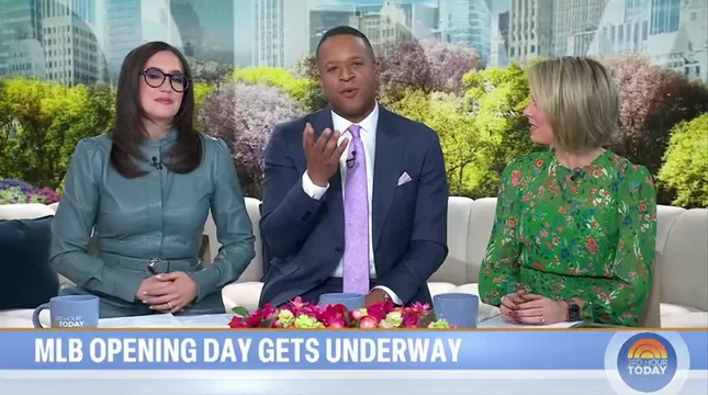 MLB Opening Day & News Cast Anime Graphics