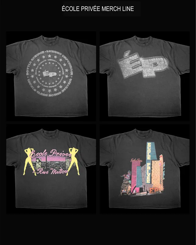 Merch for Montreal Nightclub École Privée