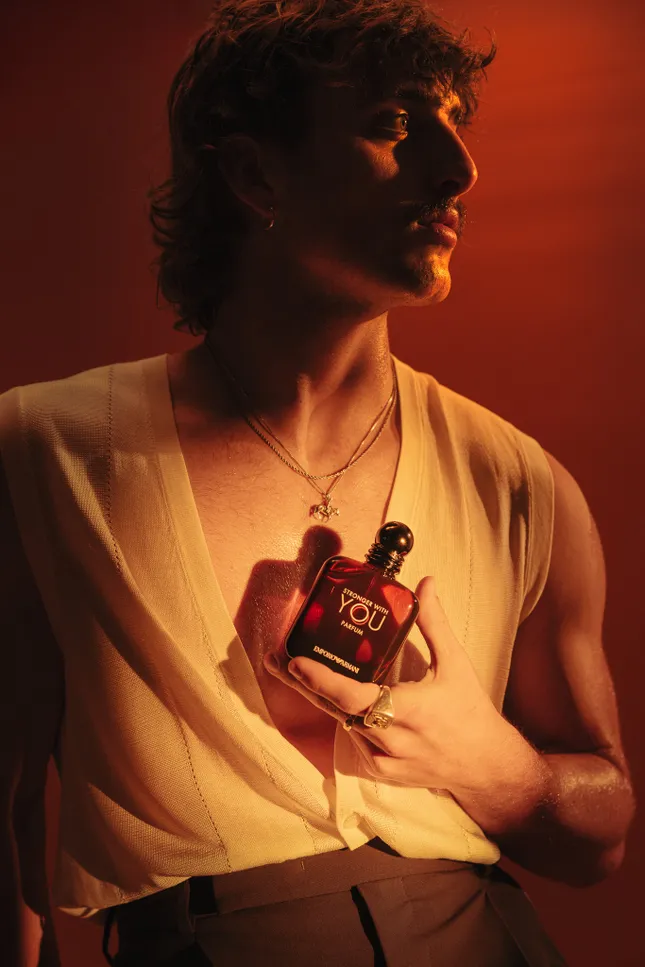 Benson Boone for Armani Beauty