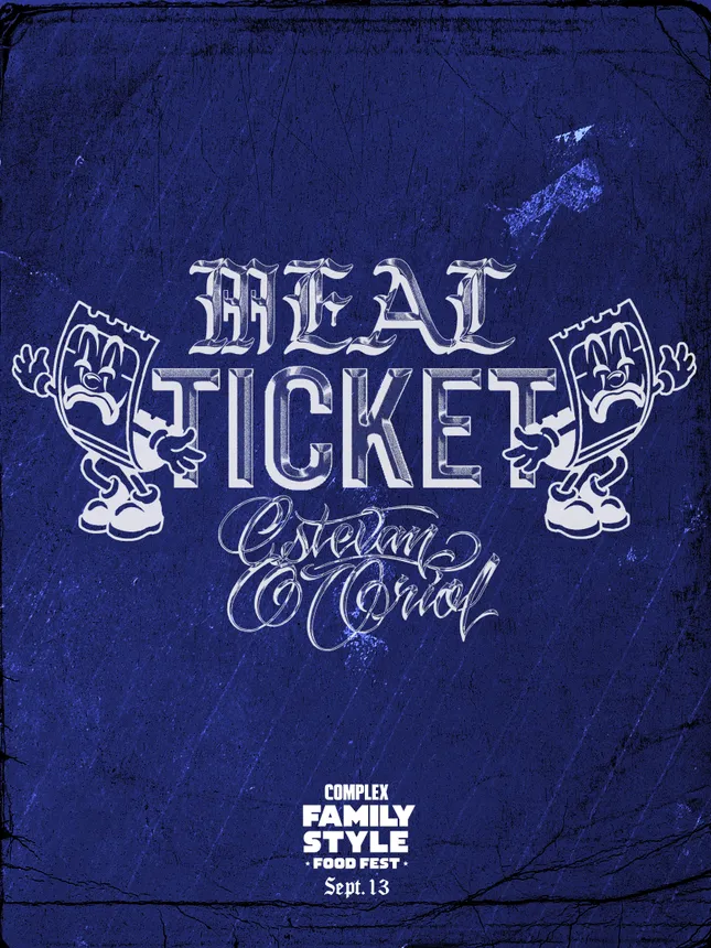 Complexcon “Familystyle Fest” brand creative / designer for Estevan Oriol x Meal Ticket.