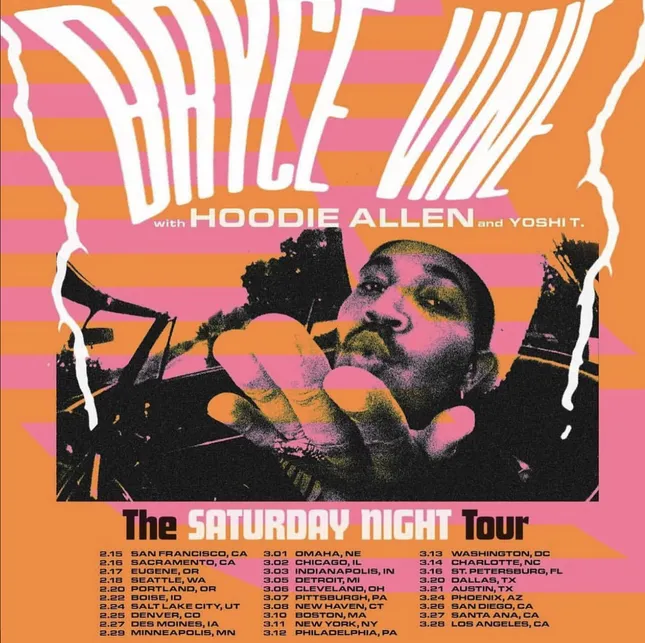 Bryce Vine Tour